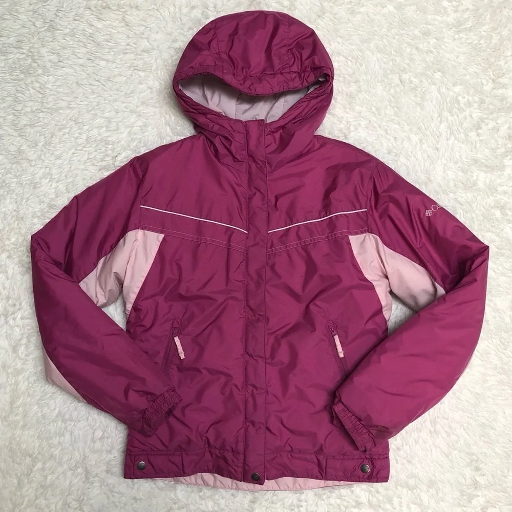 Columbia Girls Pink Winter Coat - Picture 3 of 14